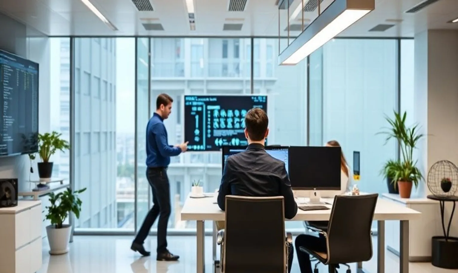 Tech recruitment office modern